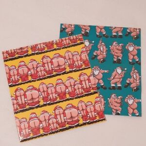 Festive Santa Wrapping Paper Set